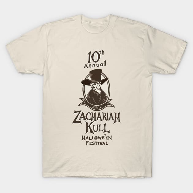 Zachariah Kull Halloween Festival T-Shirt by PlanetWeirdPod